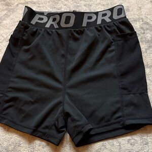 SHEIN Black PRO Athletic Shorts